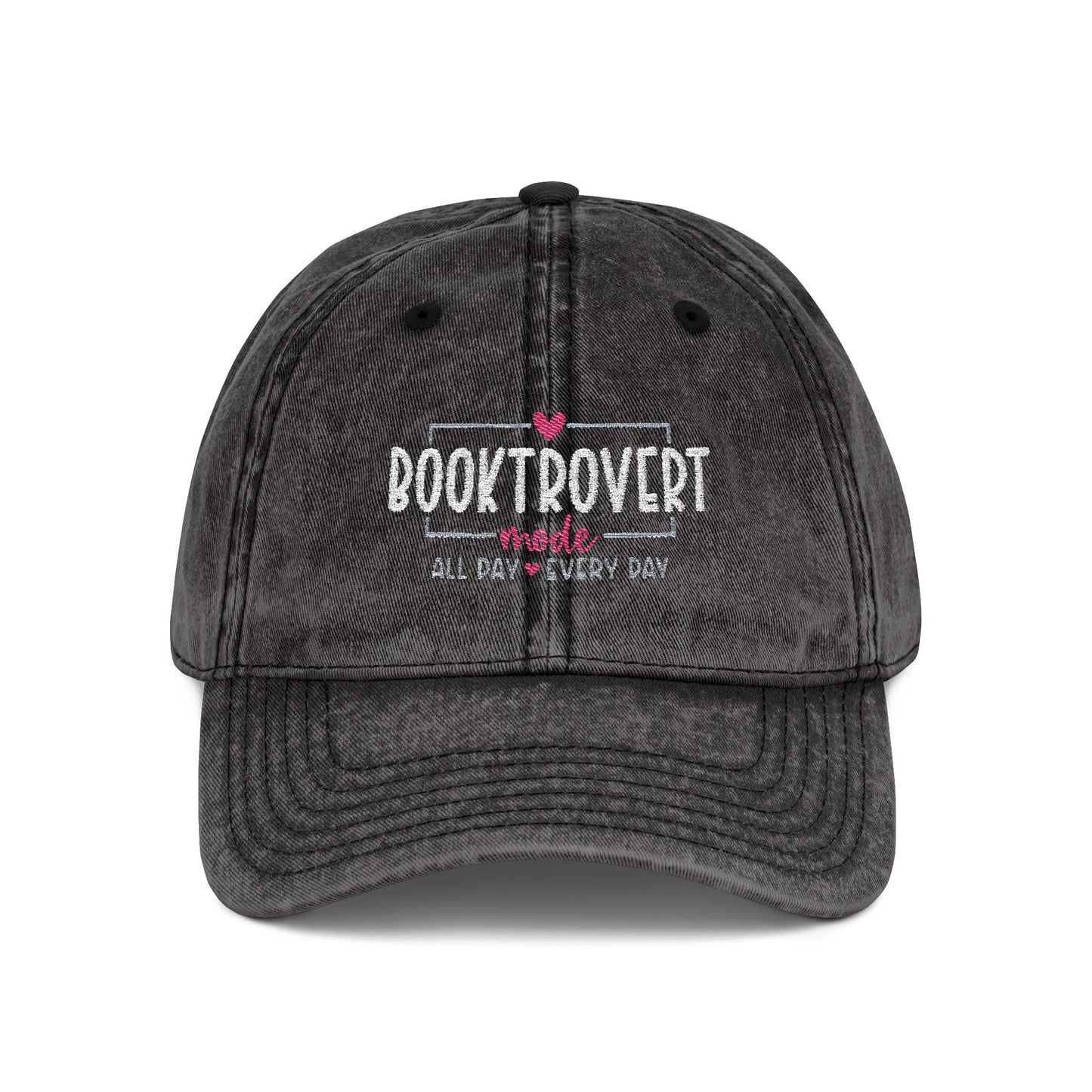 Booktrovert Vintage Cap (Embroidery)