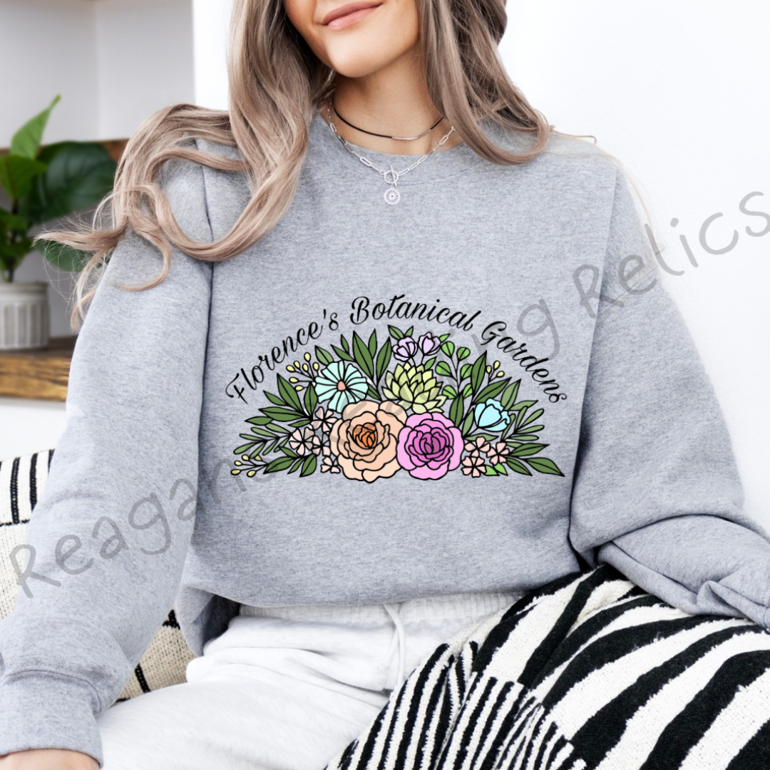 Officially Licensed Florence’s Botanical Gardens Unisex Heavy Blend™ Crewneck Sweatshirt