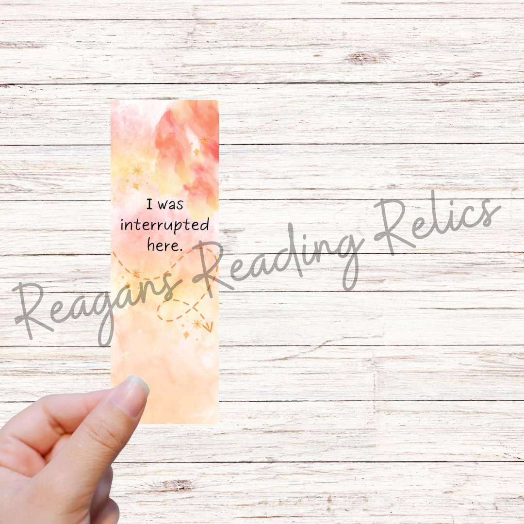 Wholesale Interrupted here bookmark