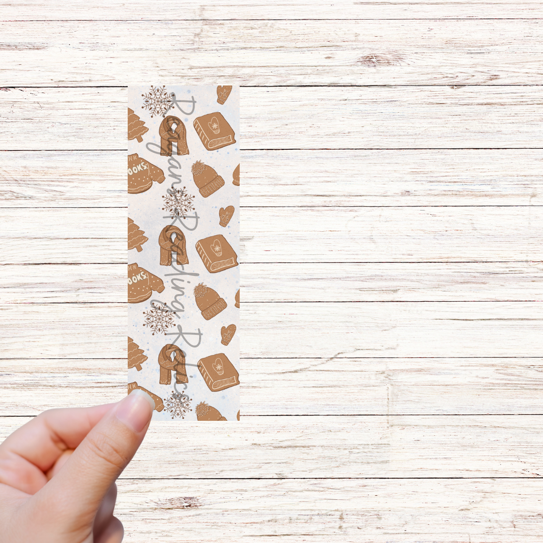 Gingerbread Bookish Bookmark