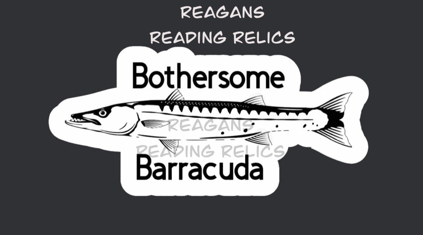 Officially Licensed Bothersome Barracuda Sticker