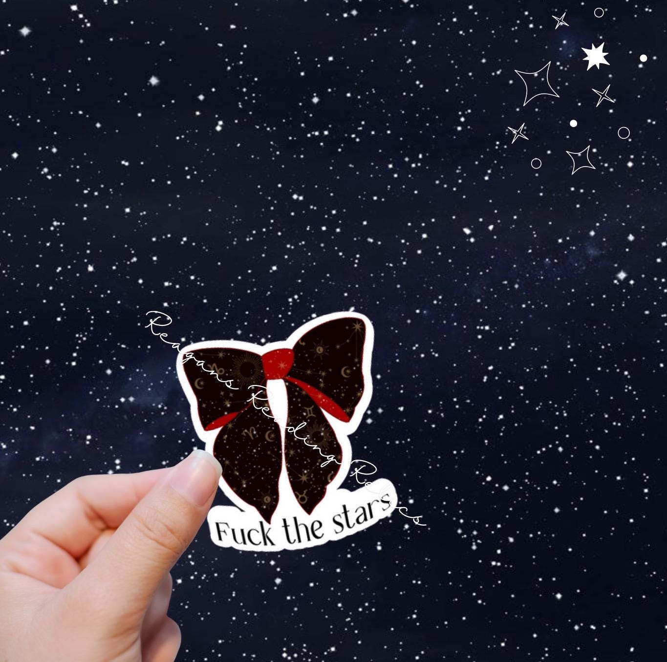 Officially Licensed Zodiac Academy bows sticker