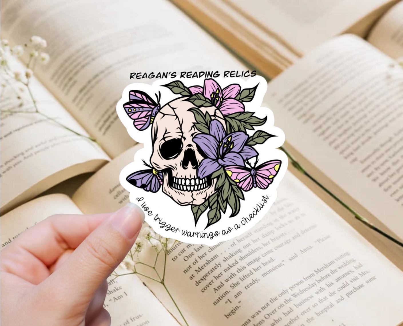 Wholesale I use trigger warnings as a checklist Sticker