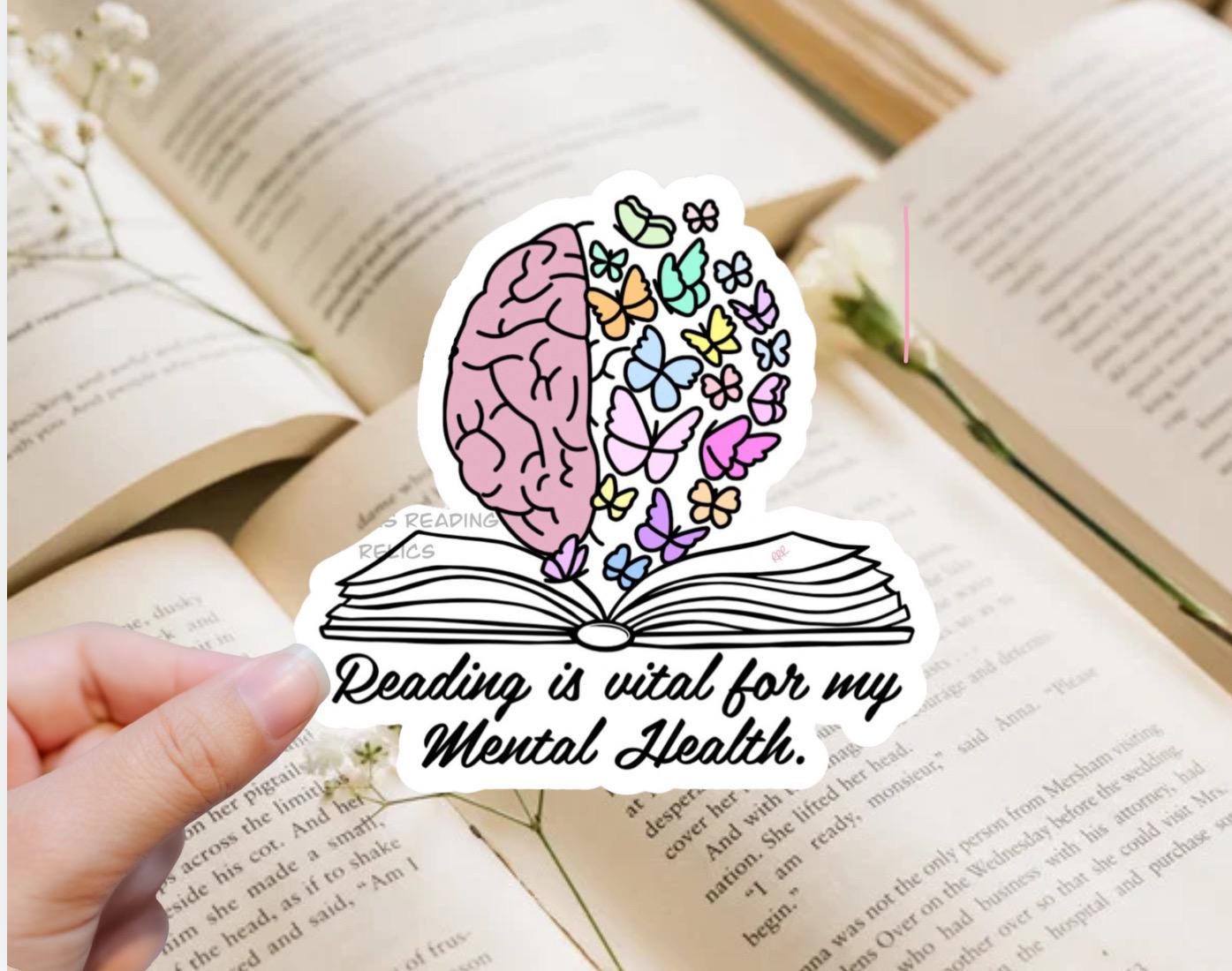 Reading is vital for my mental health