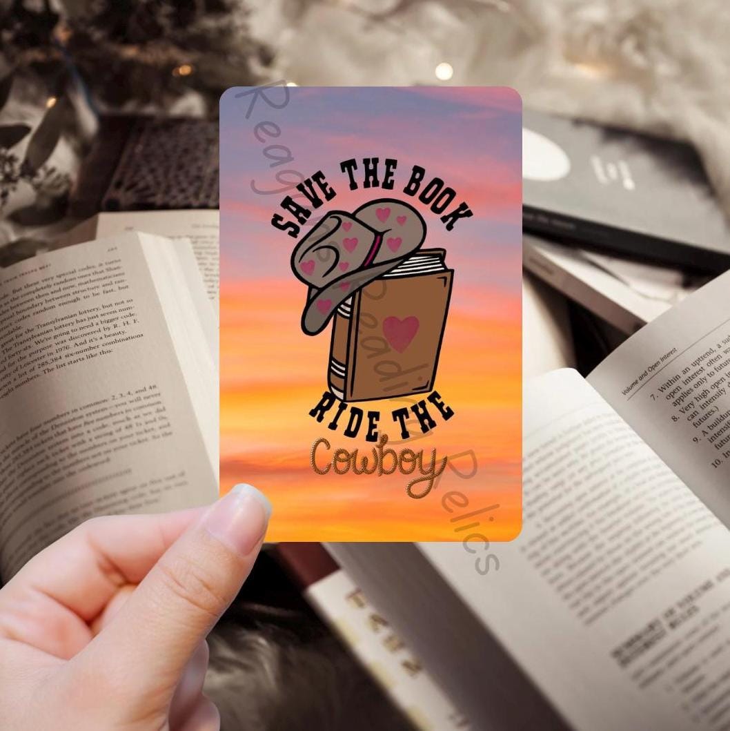 Save The Book Ride The Cowboy Kindle Insert