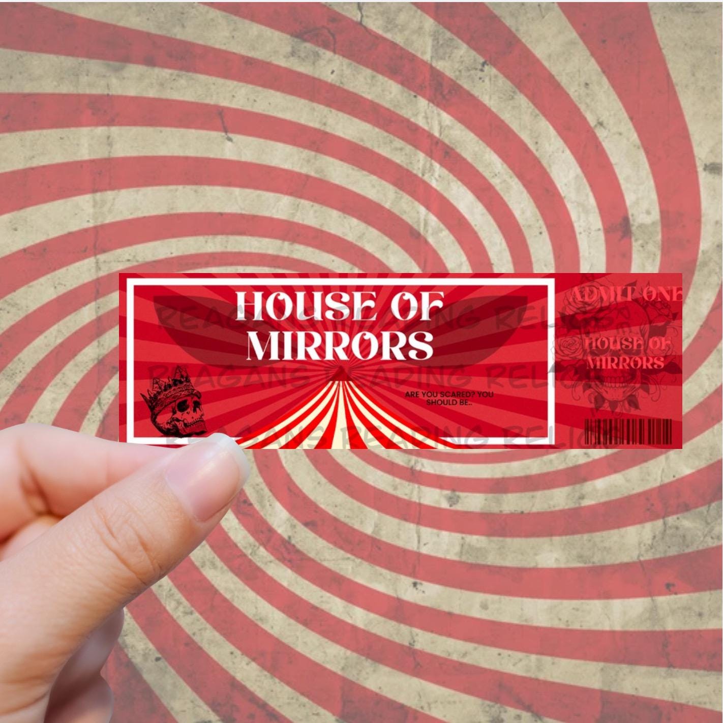 Officially Licensed House of Mirrors Bookmark