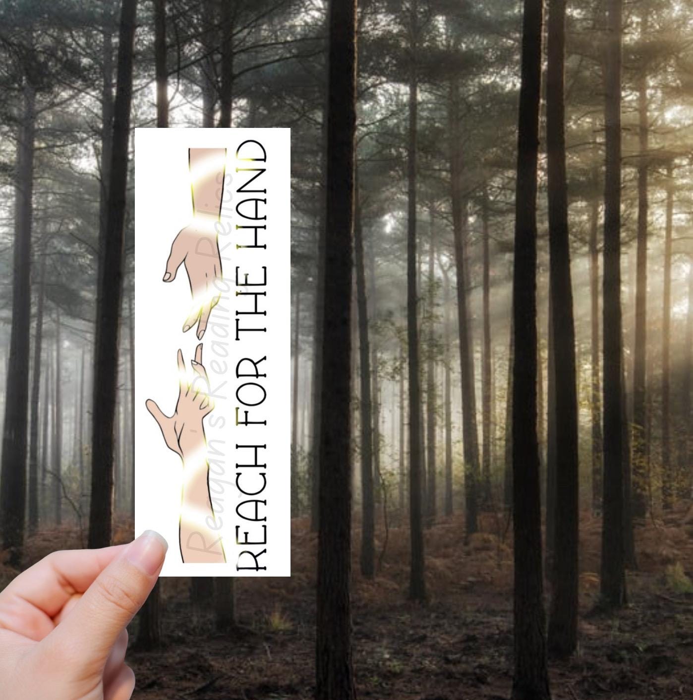 Reach For The Hand bookmark
