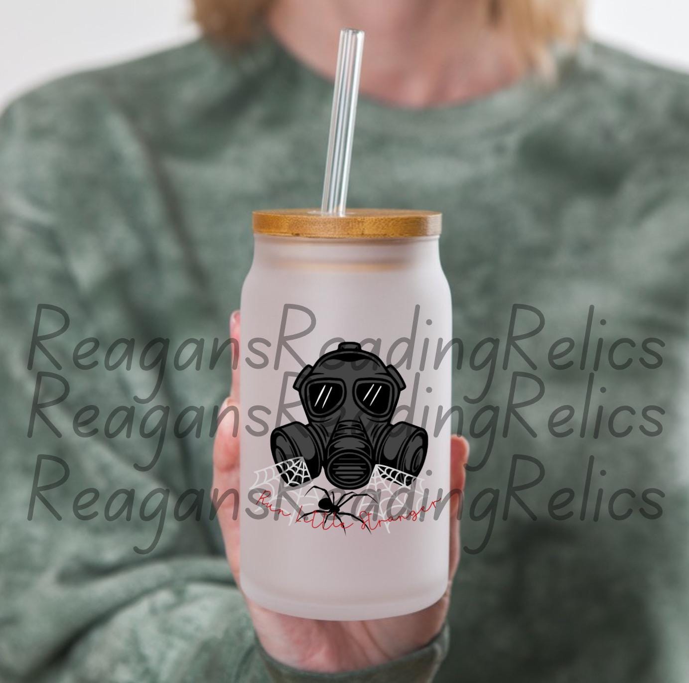 Officially Licensed Run Little Stranger Frosted Tumbler