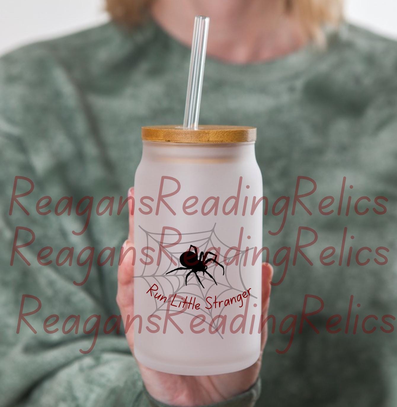 Officially Licensed Spider Run Little Stranger Frosted Tumbler