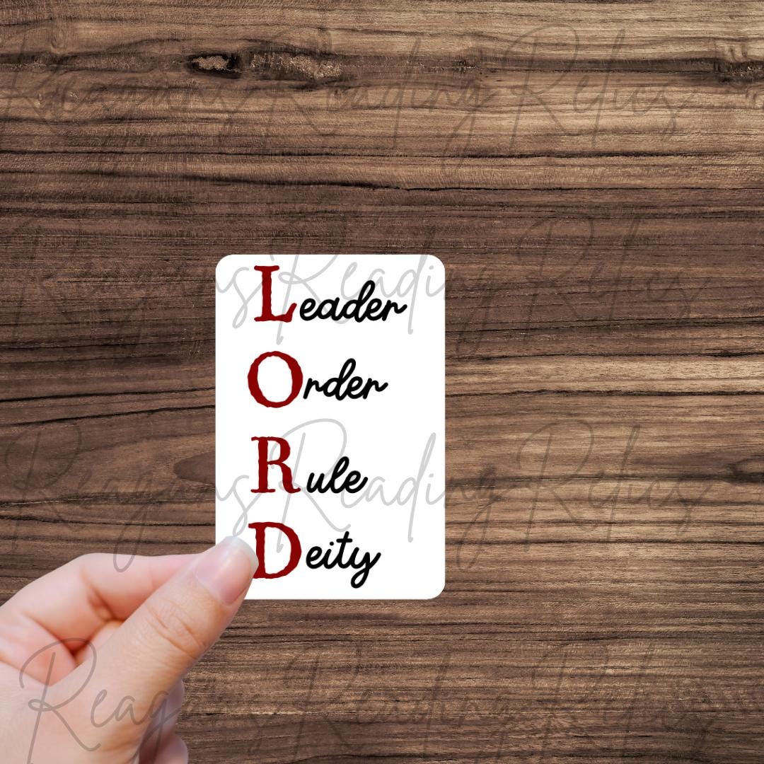 Officially Licensed L.O.R.D Sticker