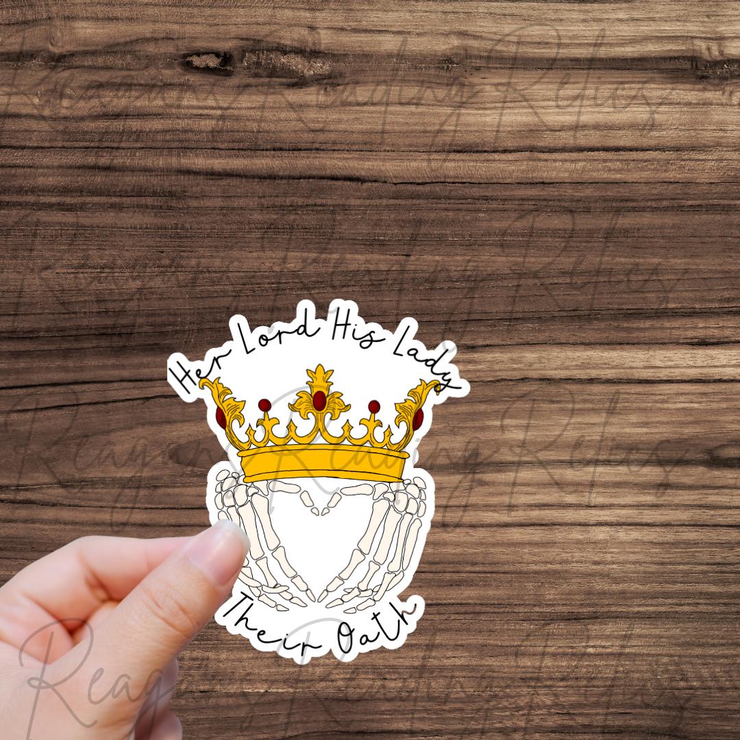 Officially Licensed Choice of Vow or Lady Sticker