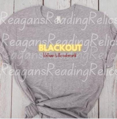 Officially Licensed Black Out Unisex Heavy Cotton Tee