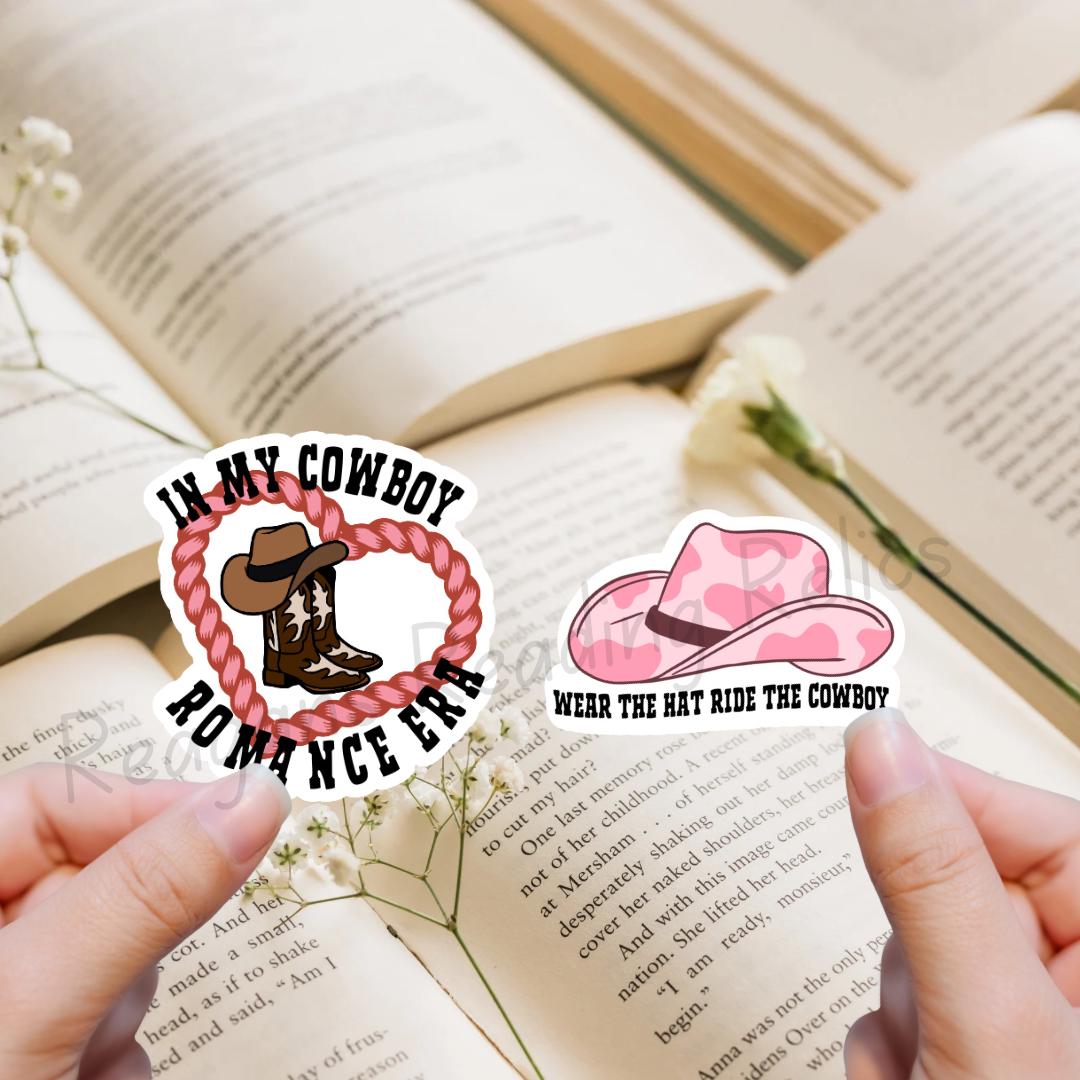 Cowboy romance sticker pack