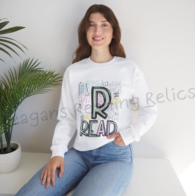 Read Unisex Heavy Blend Crewneck Sweatshirt