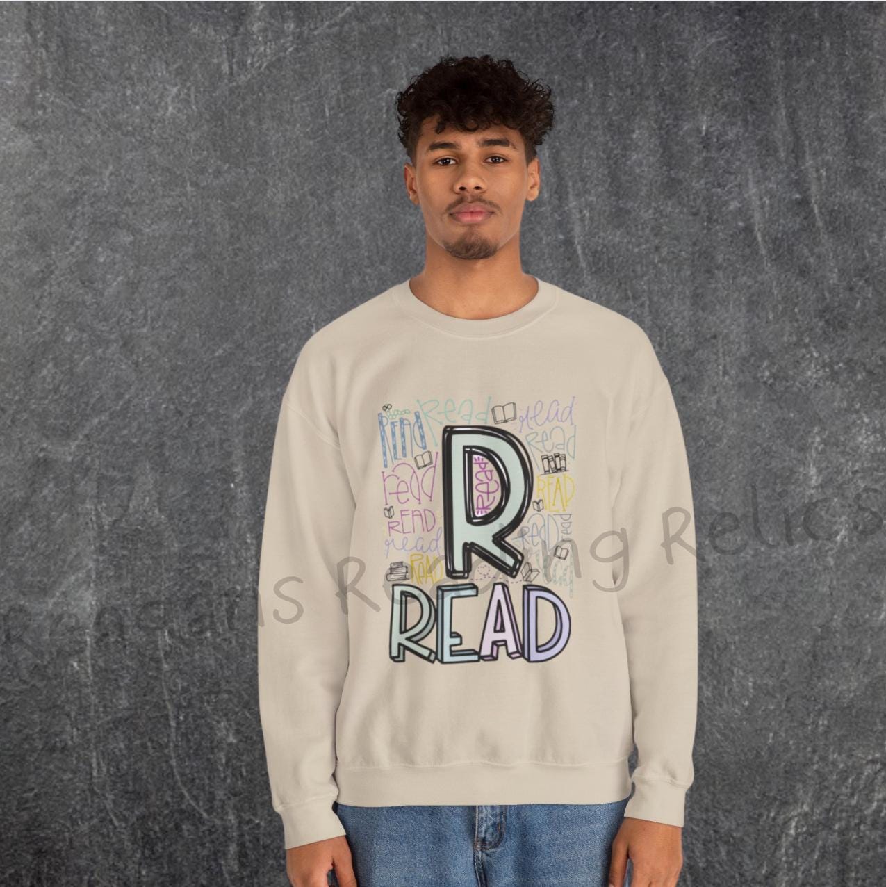 Read Unisex Heavy Blend Crewneck Sweatshirt
