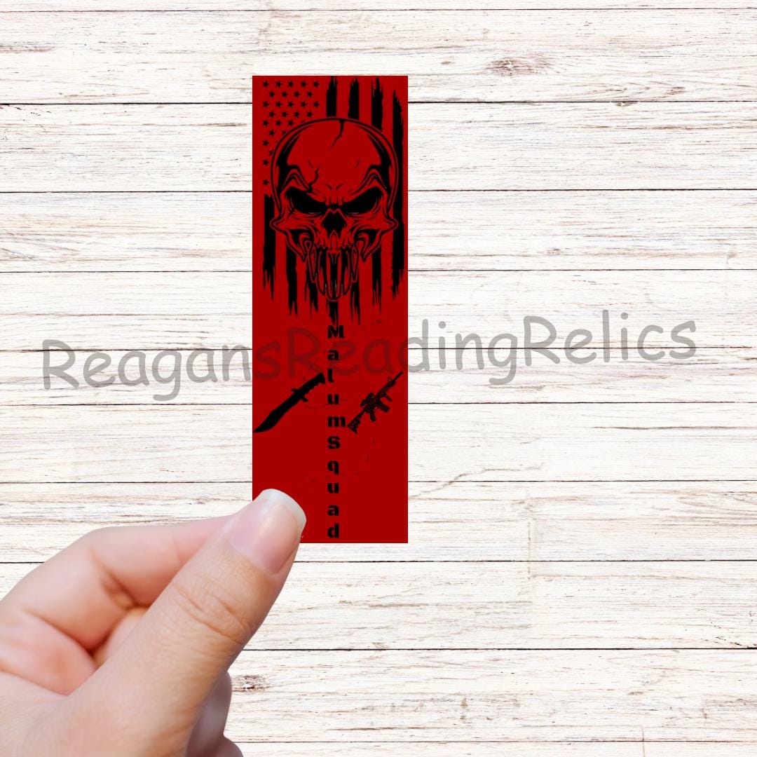Officially Licensed Riot and Malum Squad bookmark pack