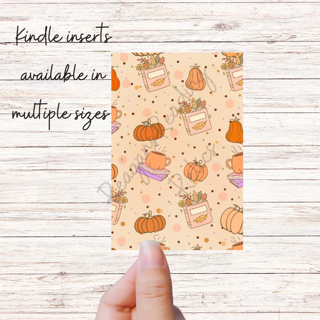 Autumn Pattern Kindle Insert