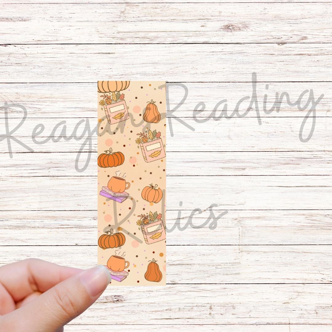 Cozy Autumn Bookmark