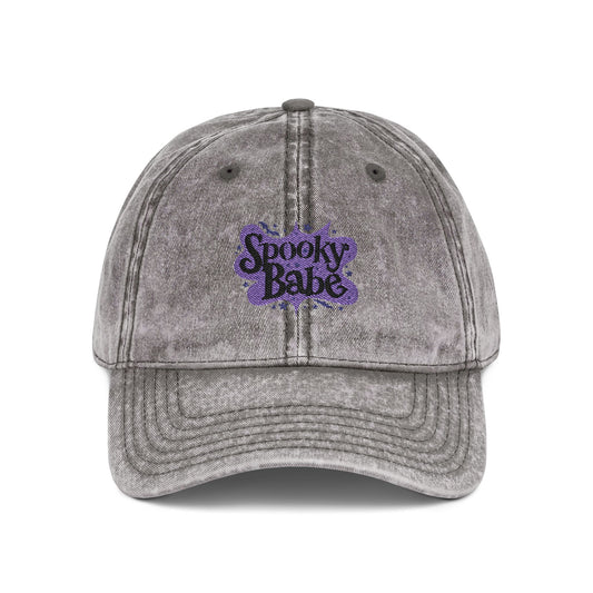 Spooky Babe Vintage Cap (Embroidery)