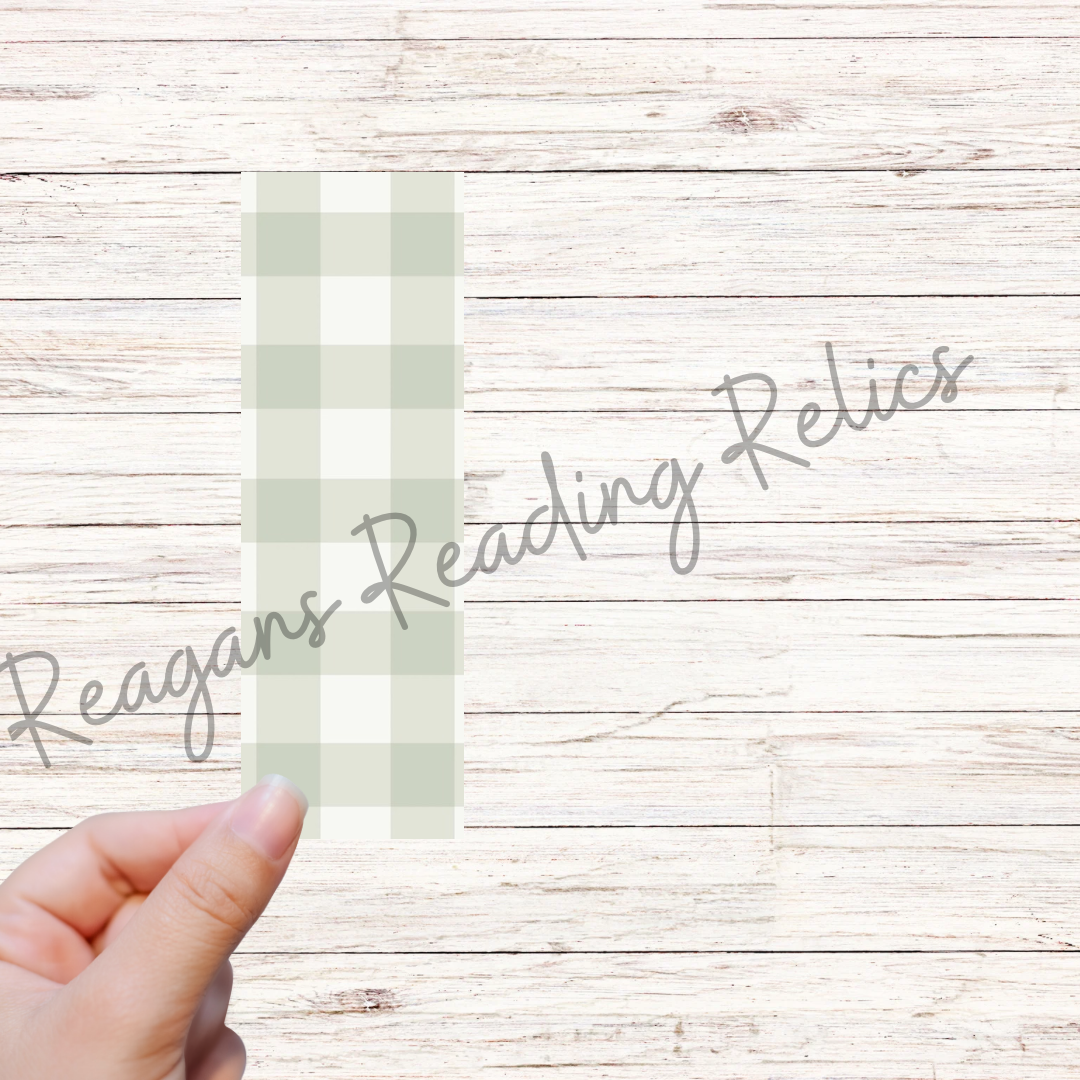 Wholesale Pastel Plaid bookmark