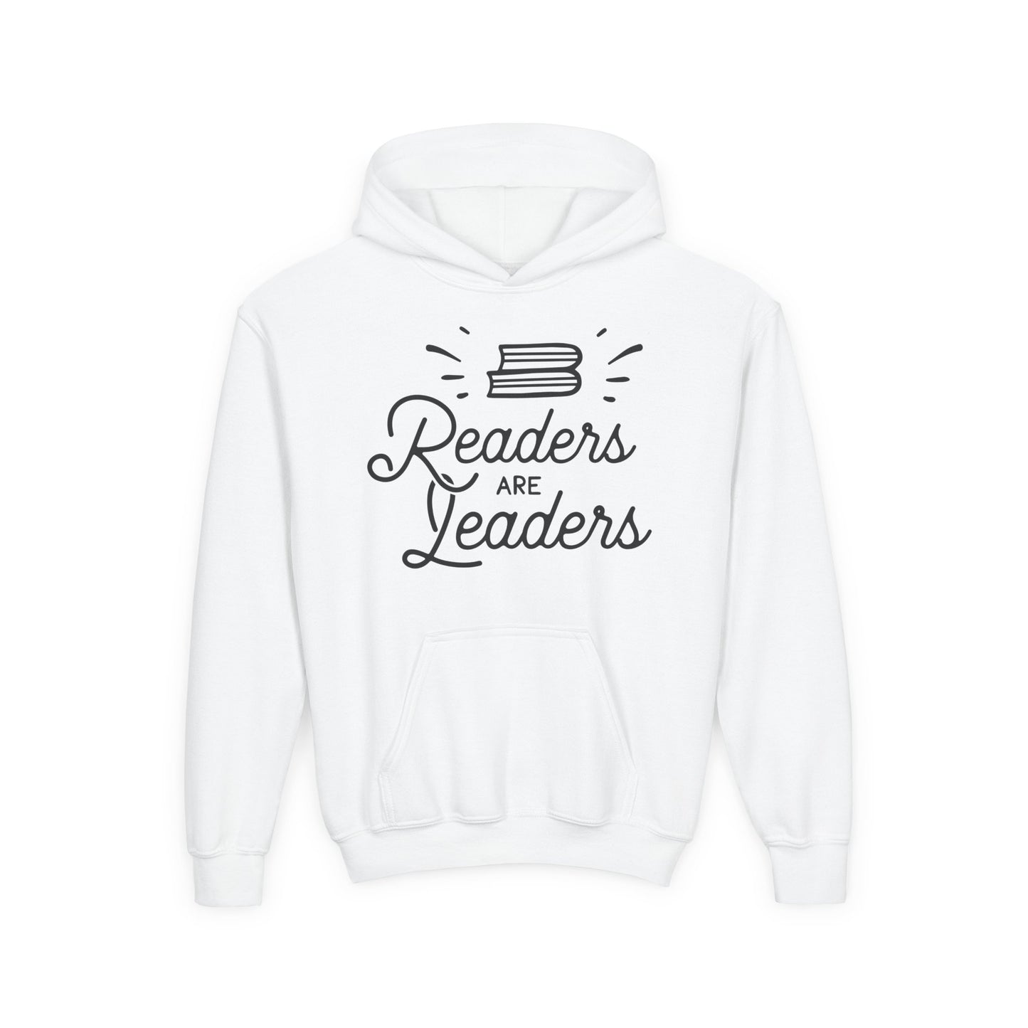 Readers are Leaders Youth Heavy Blend Hooded Sweatshirt