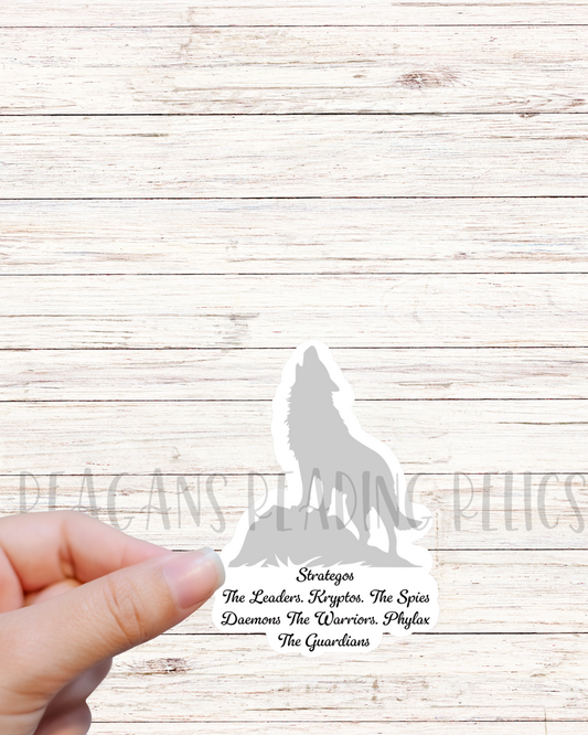Wolf Packs sticker