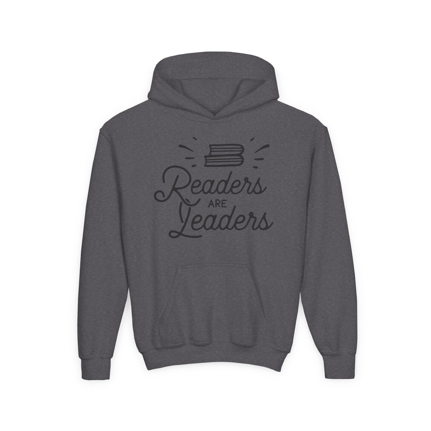 Readers are Leaders Youth Heavy Blend Hooded Sweatshirt