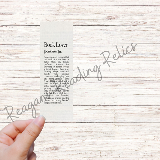 Wholesale Book lover bookmark