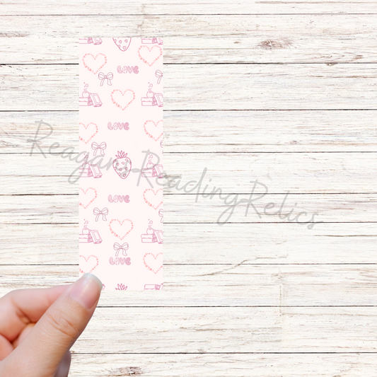 February vibes bookmark