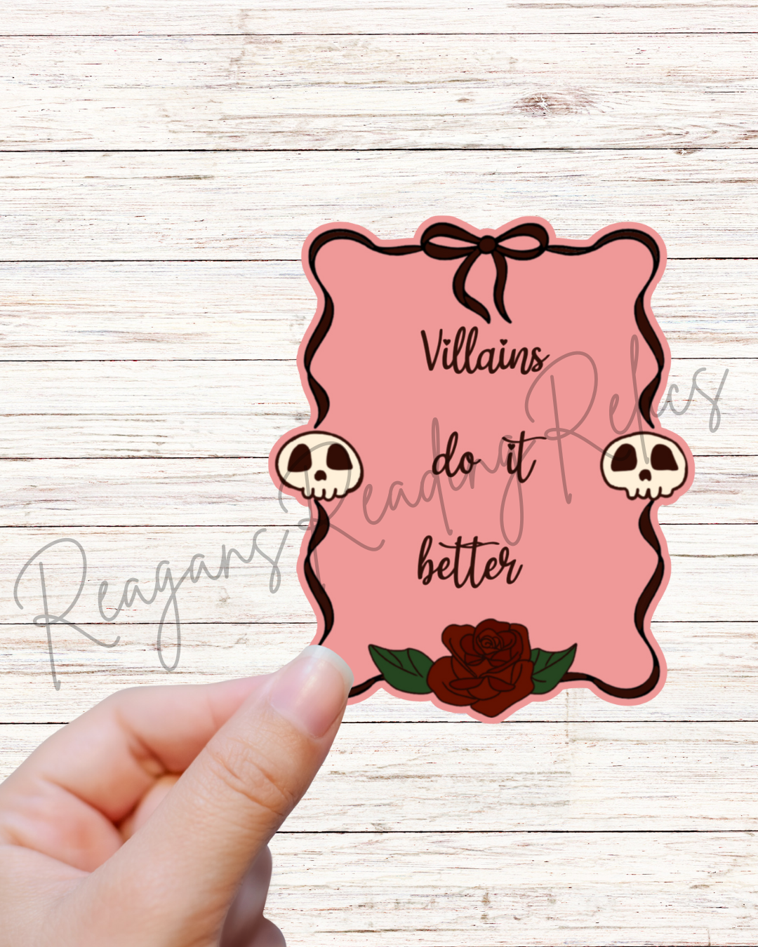 Villains do it better Sticker