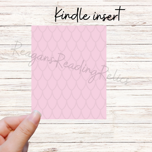 Dragon scale BloodWing Academy kindle insert.