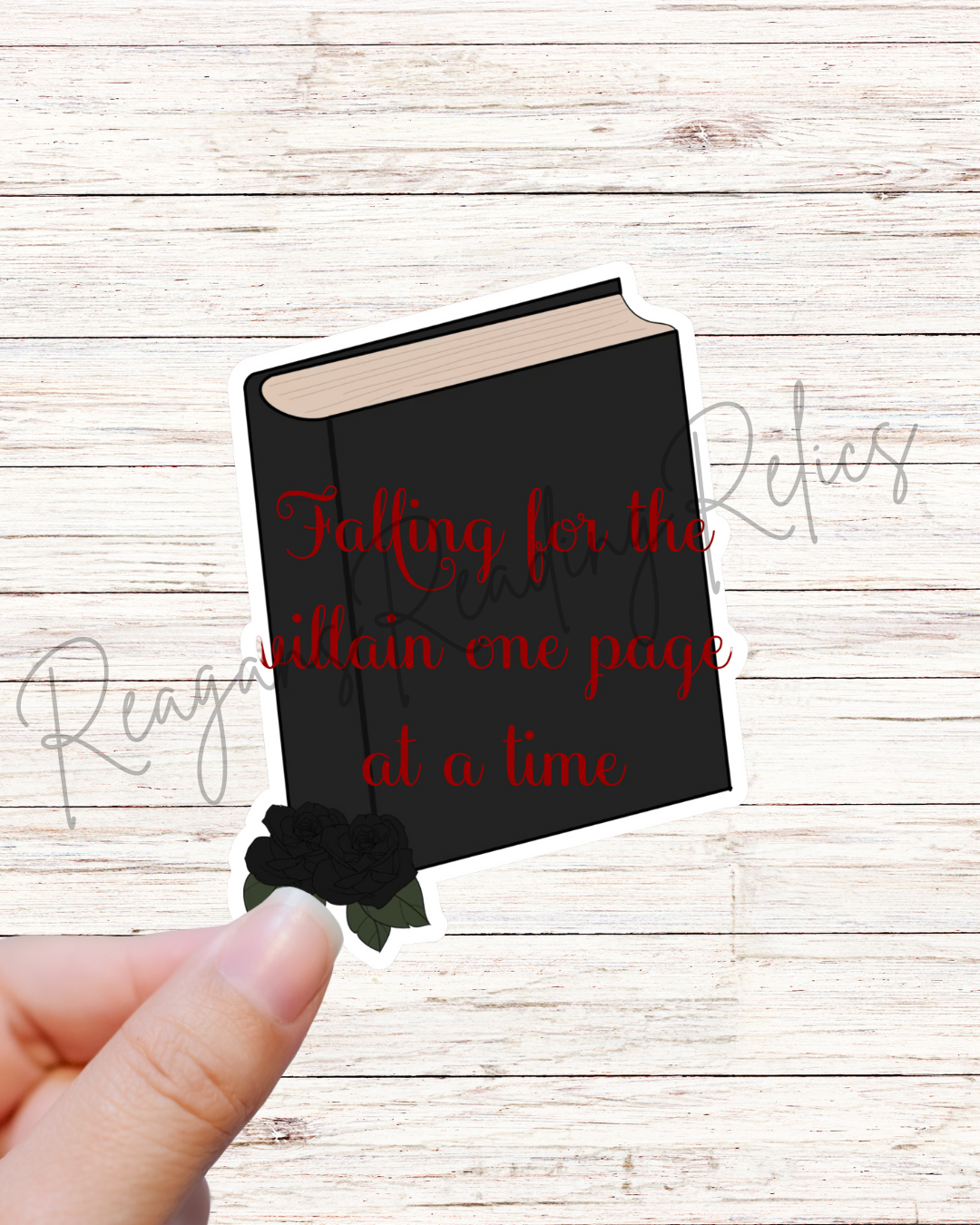 Falling for the villain Sticker