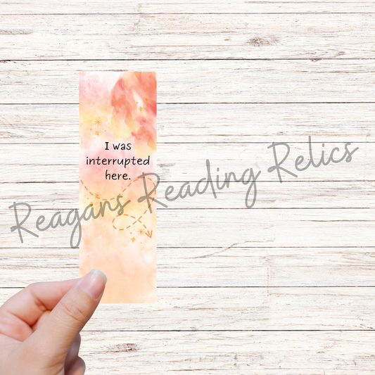 Wholesale Interrupted here bookmark