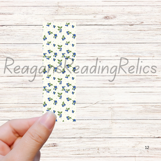 Wholesale Blueberry pattern bookmark