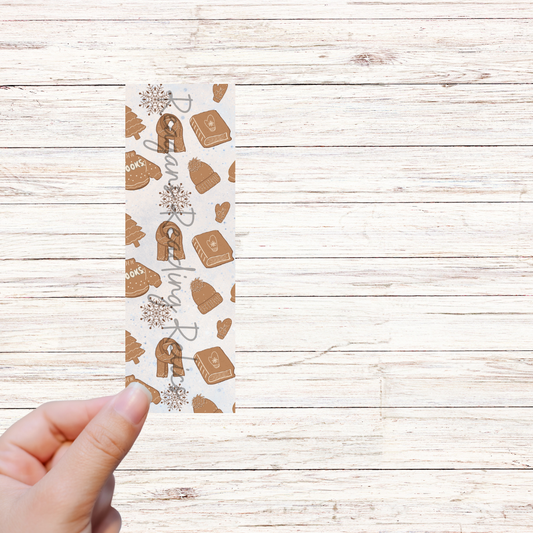 Gingerbread Bookish Bookmark