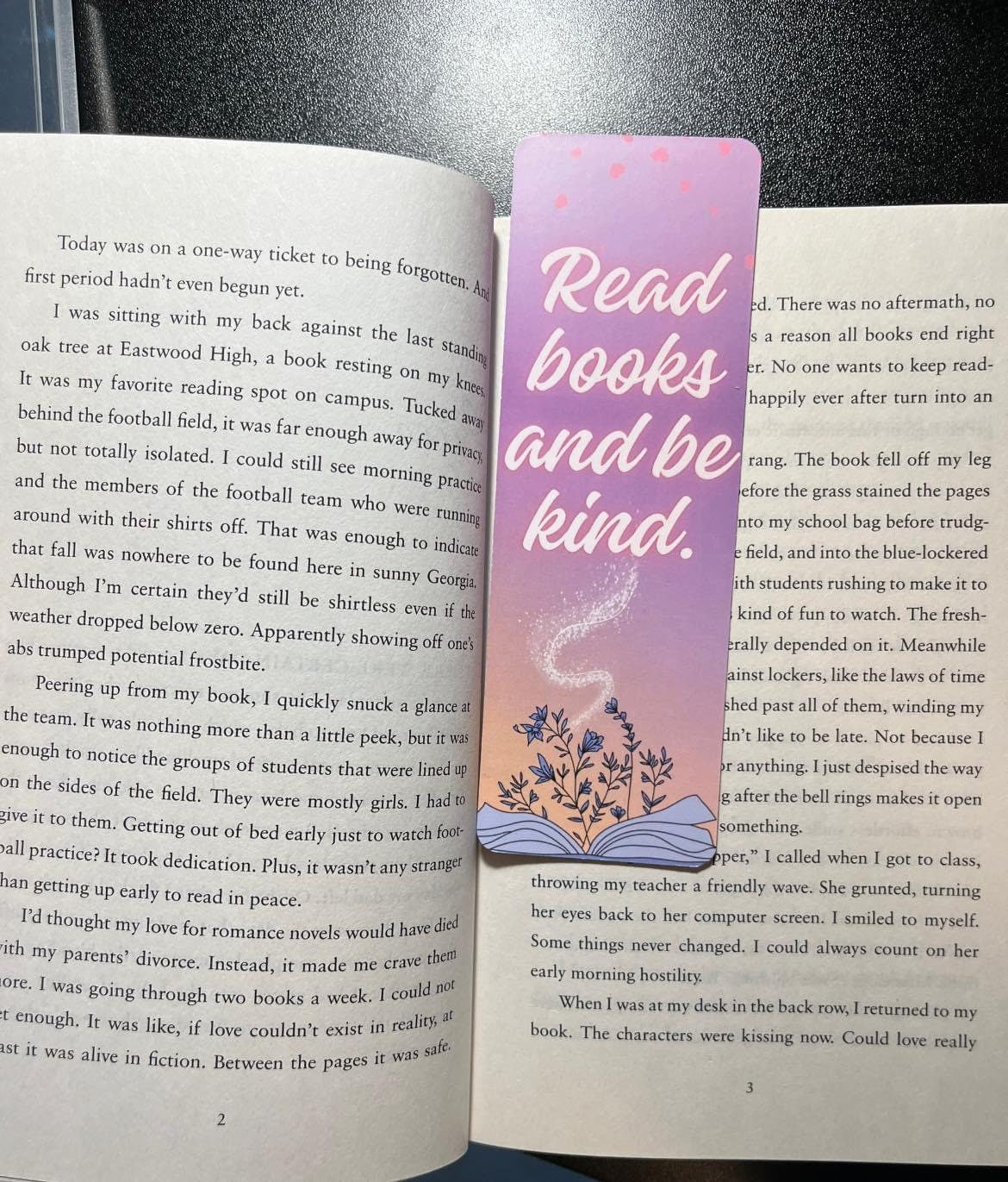 Read books and be kind