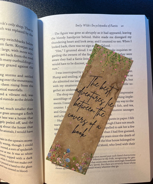 The best adventures lie between the covers of a book