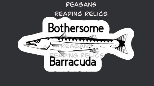 Officially Licensed Bothersome Barracuda Sticker