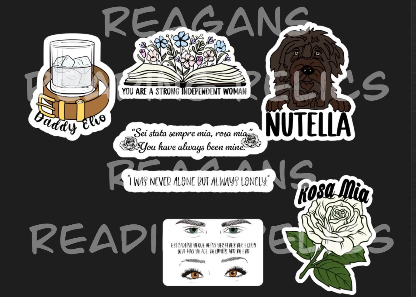 Third Degree sticker pack – Reagans Reading Relics