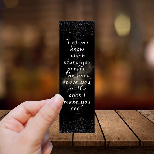 Officially Licensed Let me Know What Stars You  See Bookmark
