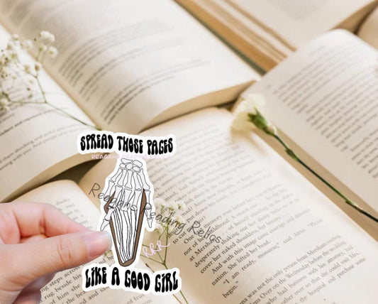 Spread those pages like a good girl