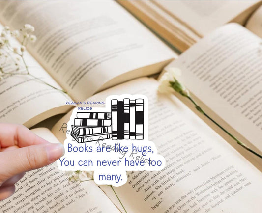 Books are like hugs