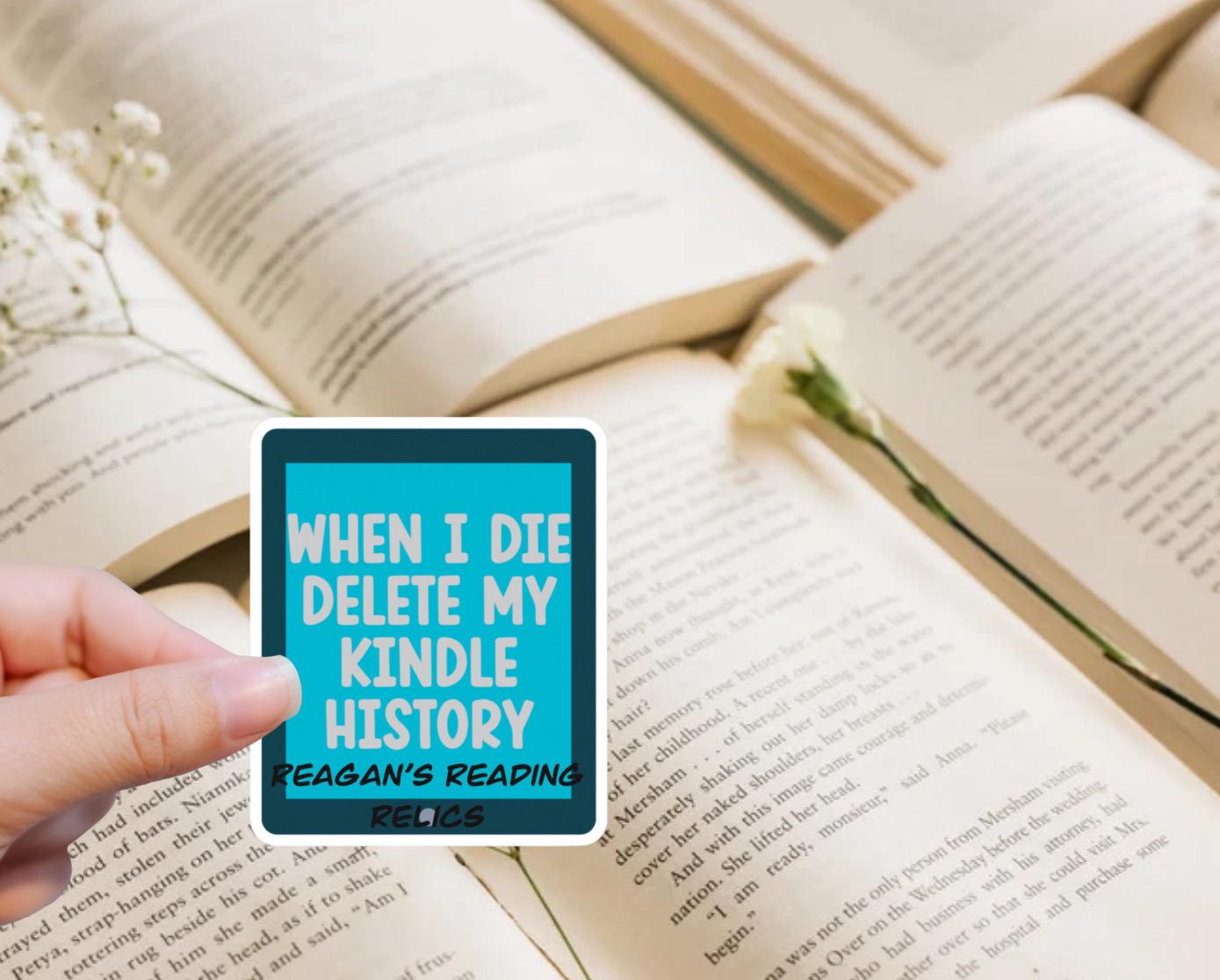 Delete my kindle history.