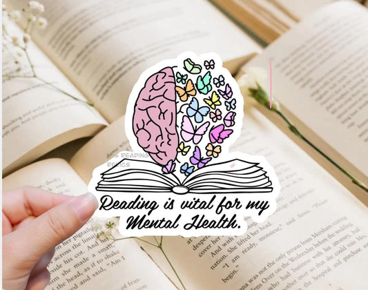 Reading is vital for my mental health