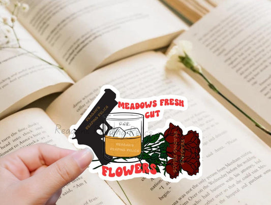 Officially Licensed Meadows fresh cut flowers sticker