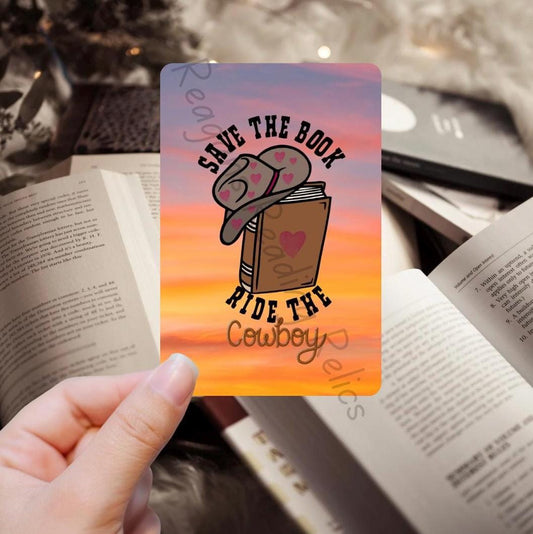 Save The Book Ride The Cowboy Kindle Insert