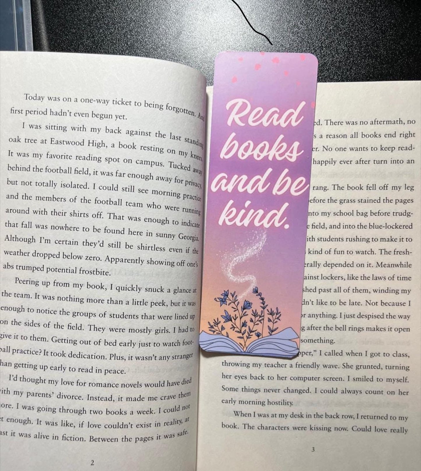 Read books and be kind