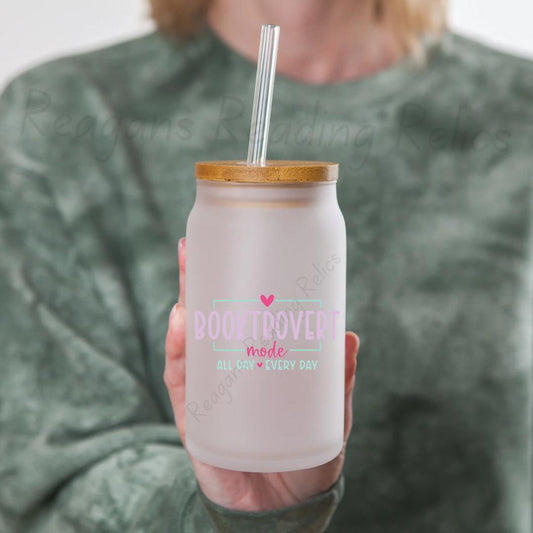 Booktrovert Frosted Tumbler