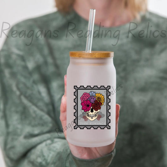 Dark Romance Stamp Frosted Tumbler