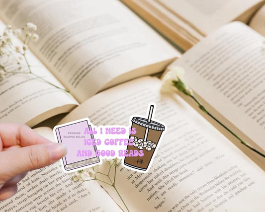 All I need is iced coffee and good reads
